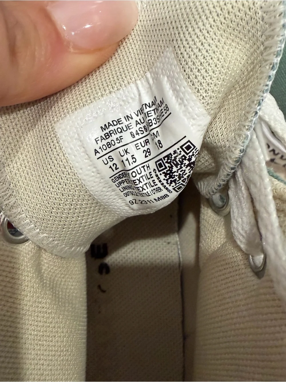 Kids High Top Lace Up Converse